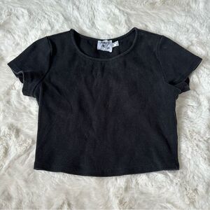 Black Princess Polly baby tee